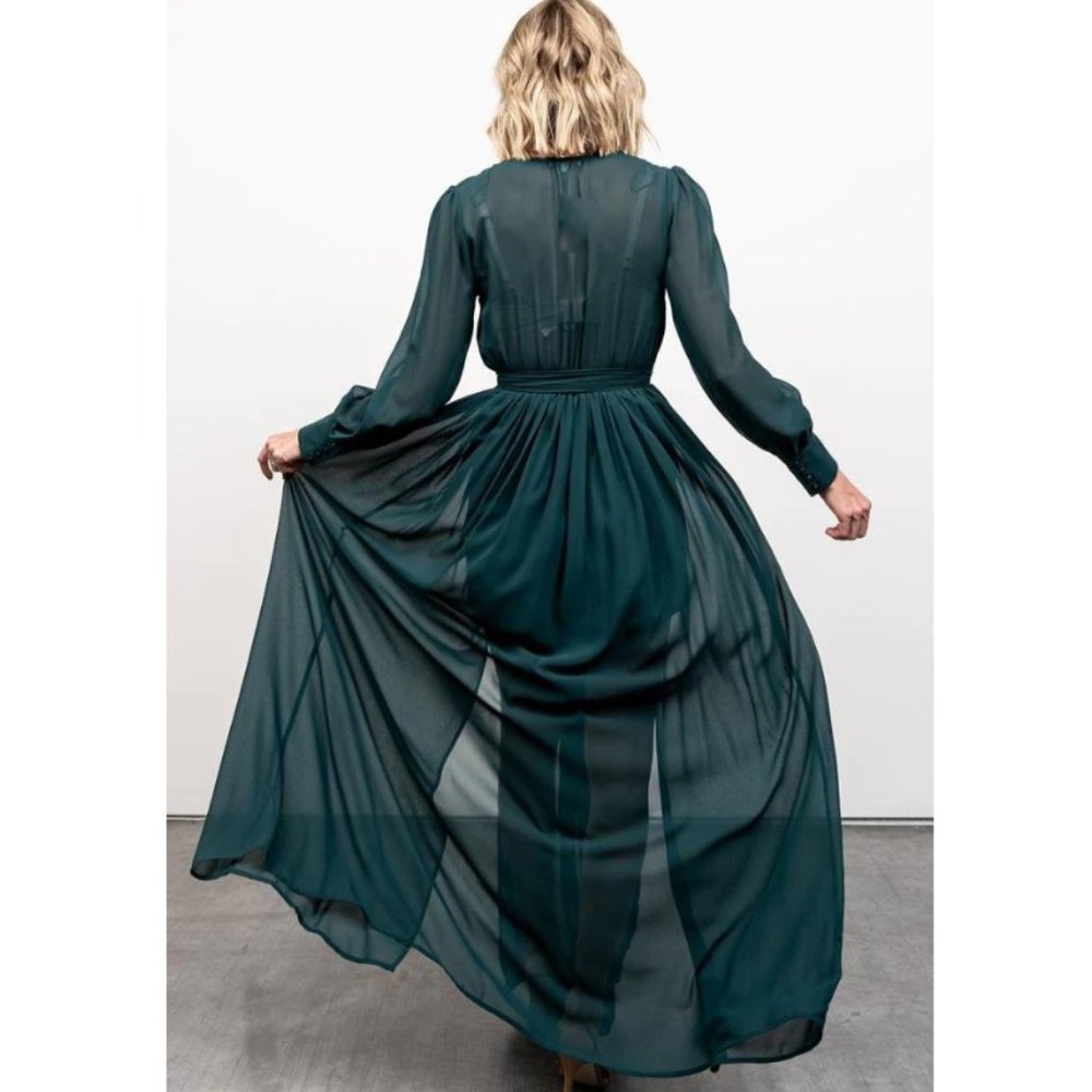 Baltic Born Regal Green Maxi Dress NWOT - Picture 3 of 11